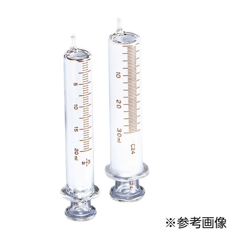 硝子注射筒(白硬) 浣腸器 07-2357-02 00007(3ML)10イリ