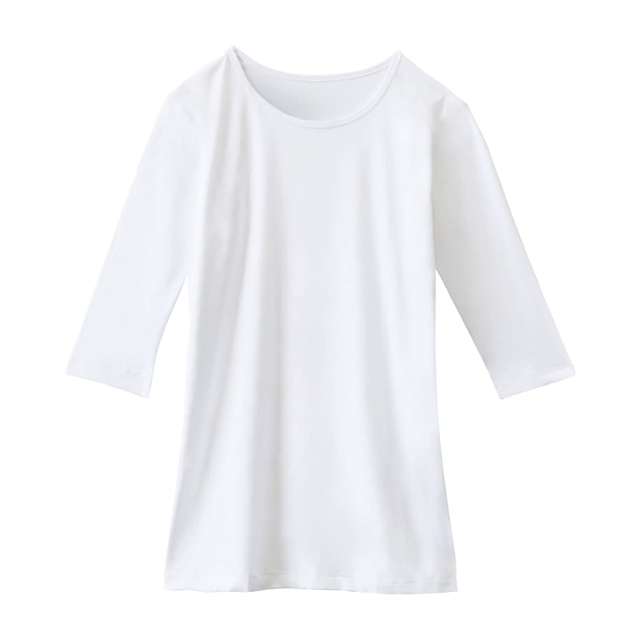七分袖インナーTシャツ WH90029(SS)WH90029(SS)ホワイト(24-8127-00-01)【自重堂】(販売単位:1)