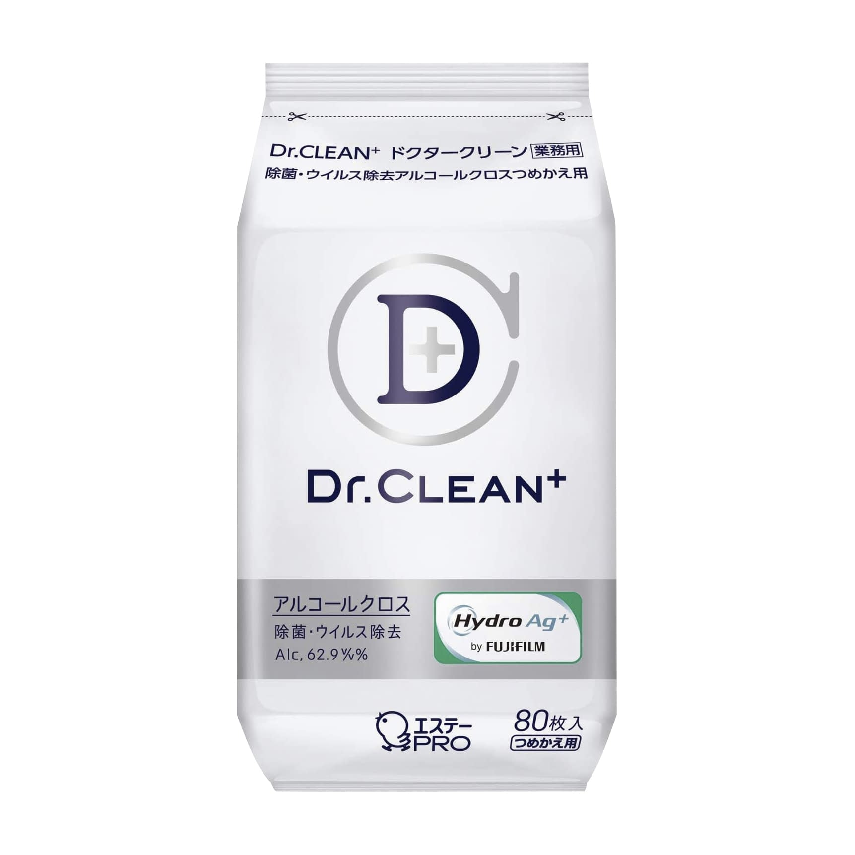 Dr．CLEAN アルコールクロス 詰替用 環境清拭ワイパー 24-9692-01 Dr。CLEAN⁺ 80マイイリ(ツメカエ)