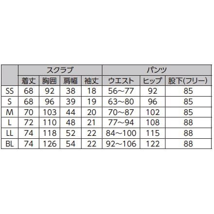 男女兼用上衣 25-2771-0007 ミストグリーン ナガイレーベン RT-5062(SS)