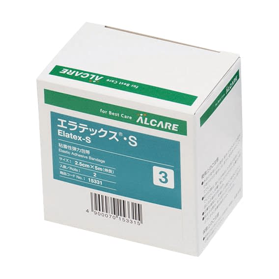 エラテックス・S 3号  15331 12カンイリ  伸縮包帯 24-9989-003号【アルケア】(15331)(24-9989-00)