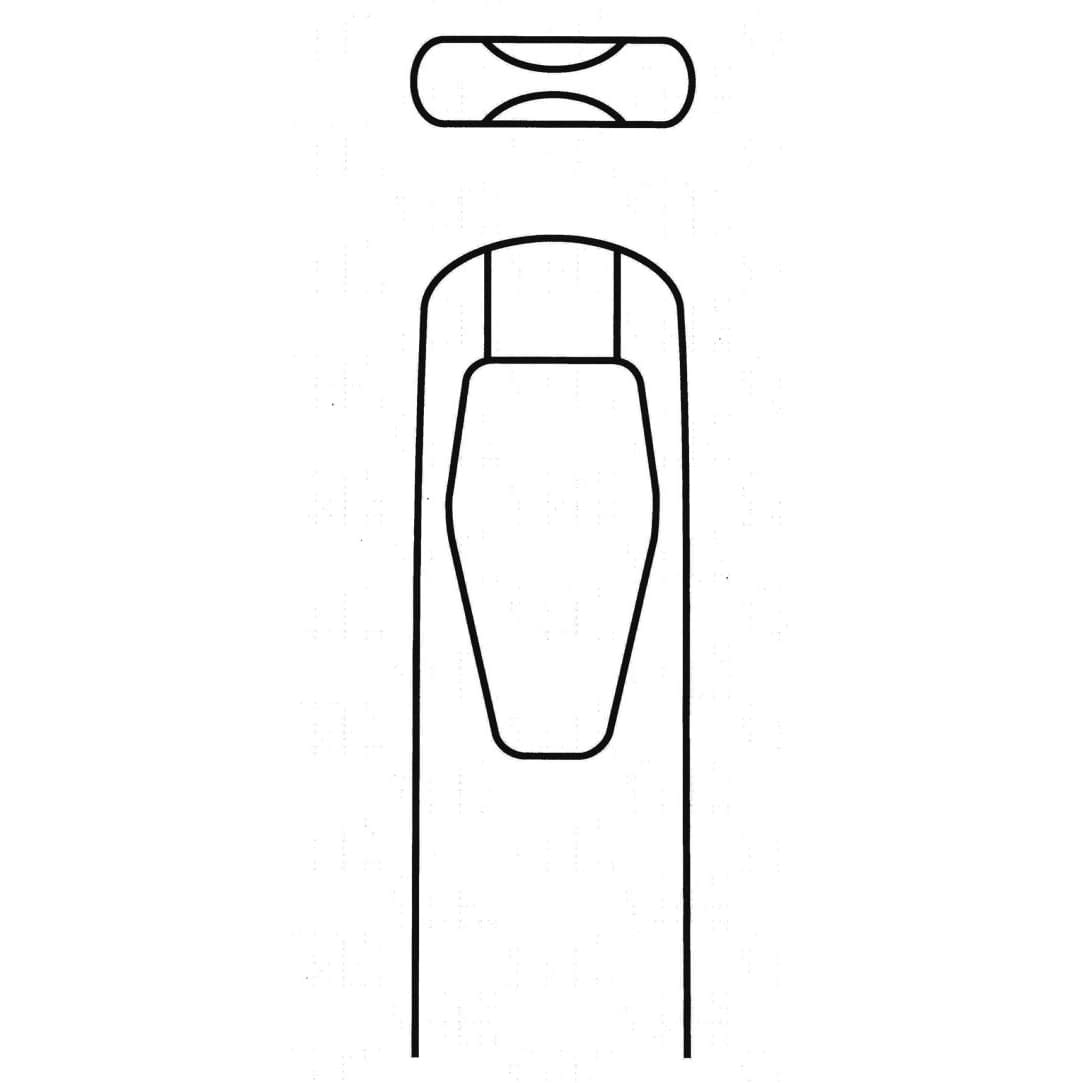 エルプ婦人科用丸針 ナミ穴  NO．5 10イリ  縫合針 25-3422-04No.５【秋山製作所】(ASR5N)(25-3422-04)