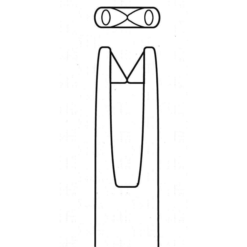 エルプ眼科用丸針 バネ穴  NO．0000 10イリ  縫合針 25-3425-00No.００００【秋山製作所】(ACR04D)(25-3425-00)