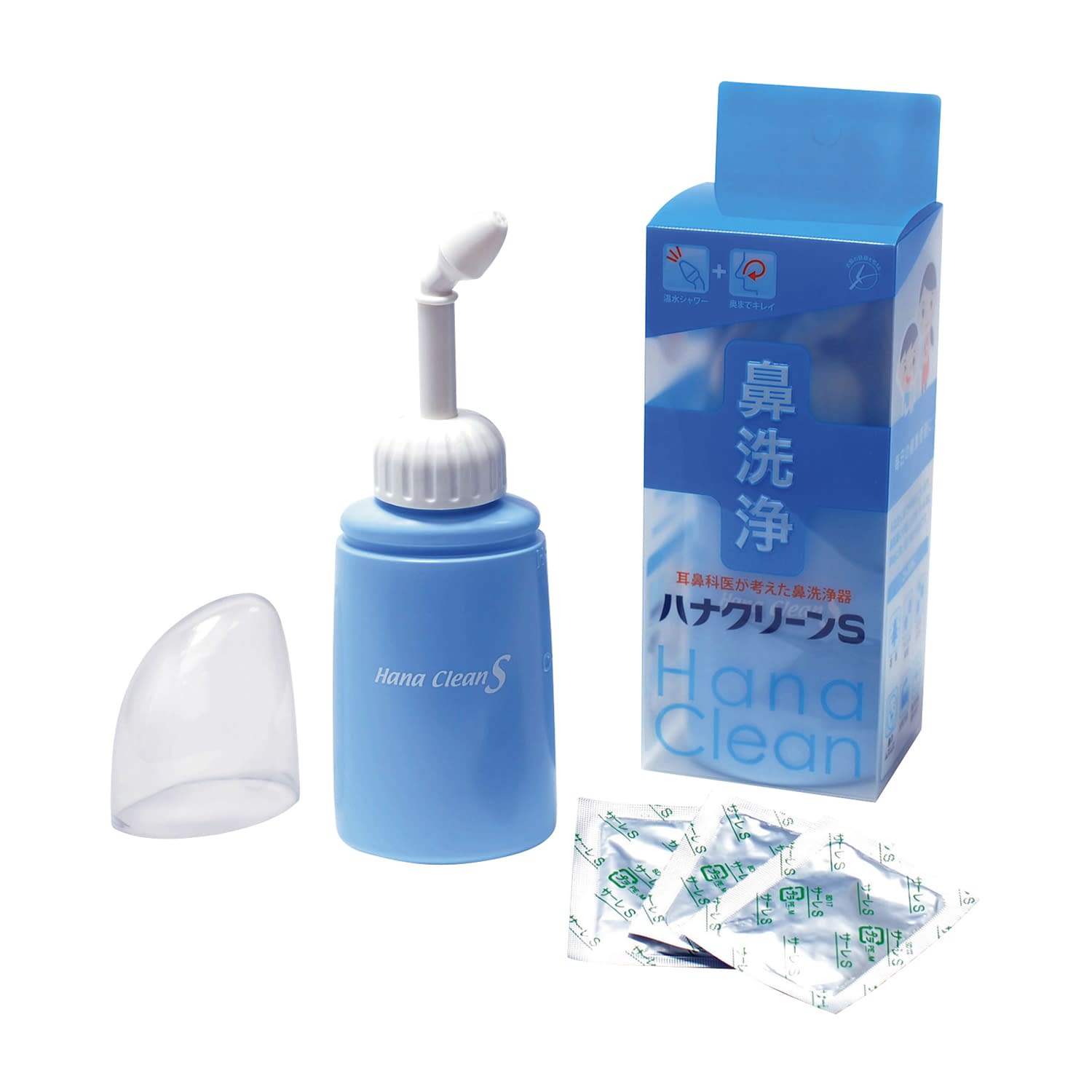 ハナクリーンＳ（鼻洗浄器） セット（専用洗浄剤10包入） 23619100