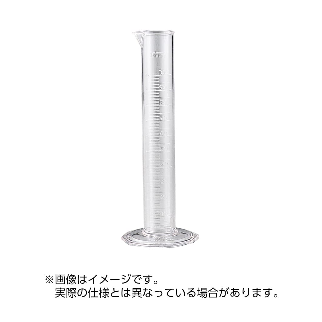 メスシリンダー(AS樹脂製)透明 08-2535-01 サンプラテック 10ML(1001)