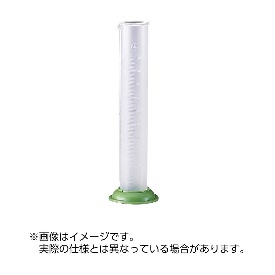 (08-2525-09)メスシリンダー（ＰＰ製）不透明 250ML ﾒｽｼﾘﾝﾀﾞｰ【1本単位】【2019年カタログ商品】