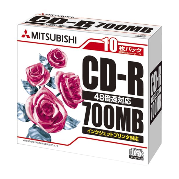 (23-5589-00)ＰＣデータ用ＣＤ－Ｒ SR80PP10(10ﾏｲ) PCﾃﾞｰﾀﾖｳCD-R【1包単位】【2019年カタログ商品】