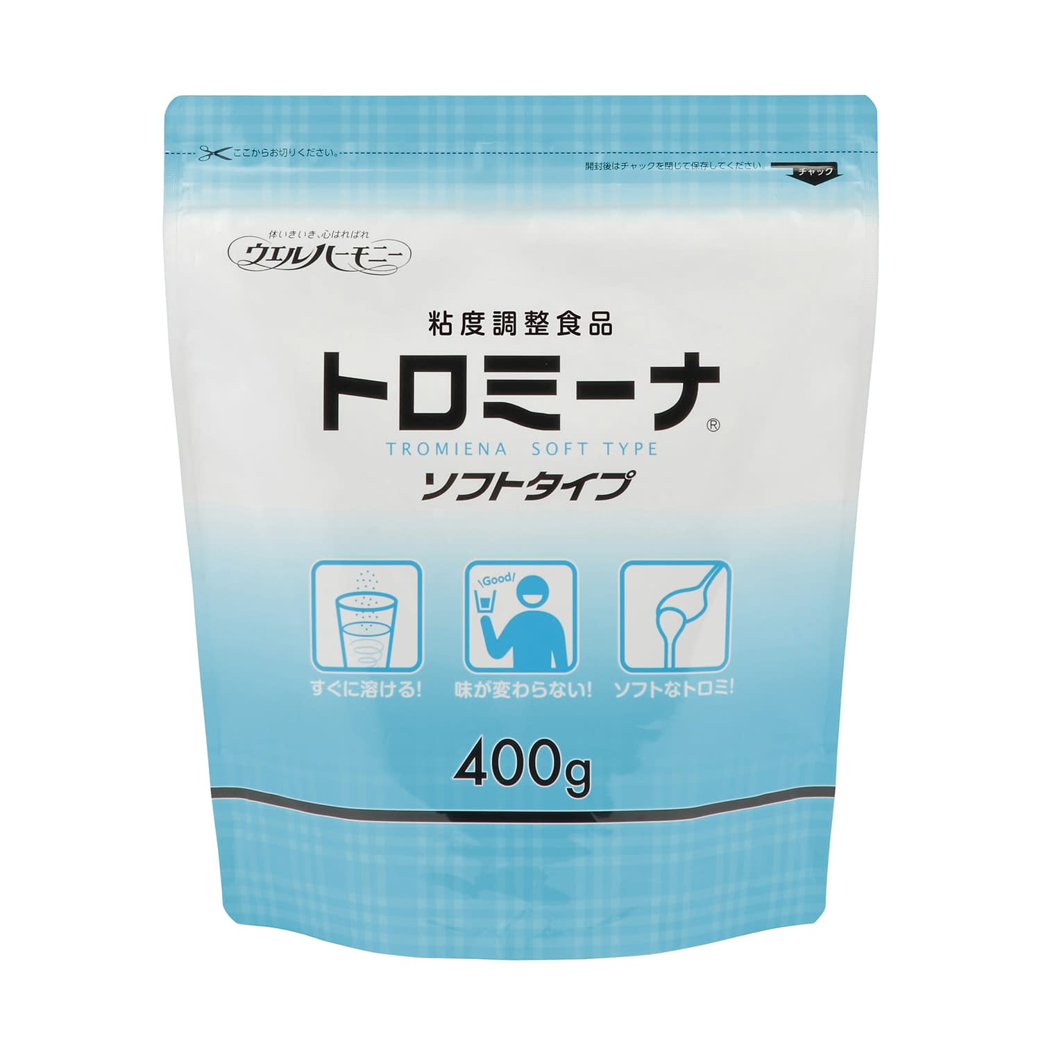 (24-4925-01)トロミーナソフトタイプ 400G ﾄﾛﾐｰﾅｿﾌﾄﾀｲﾌﾟ【1袋単位】【2019年カタログ商品】