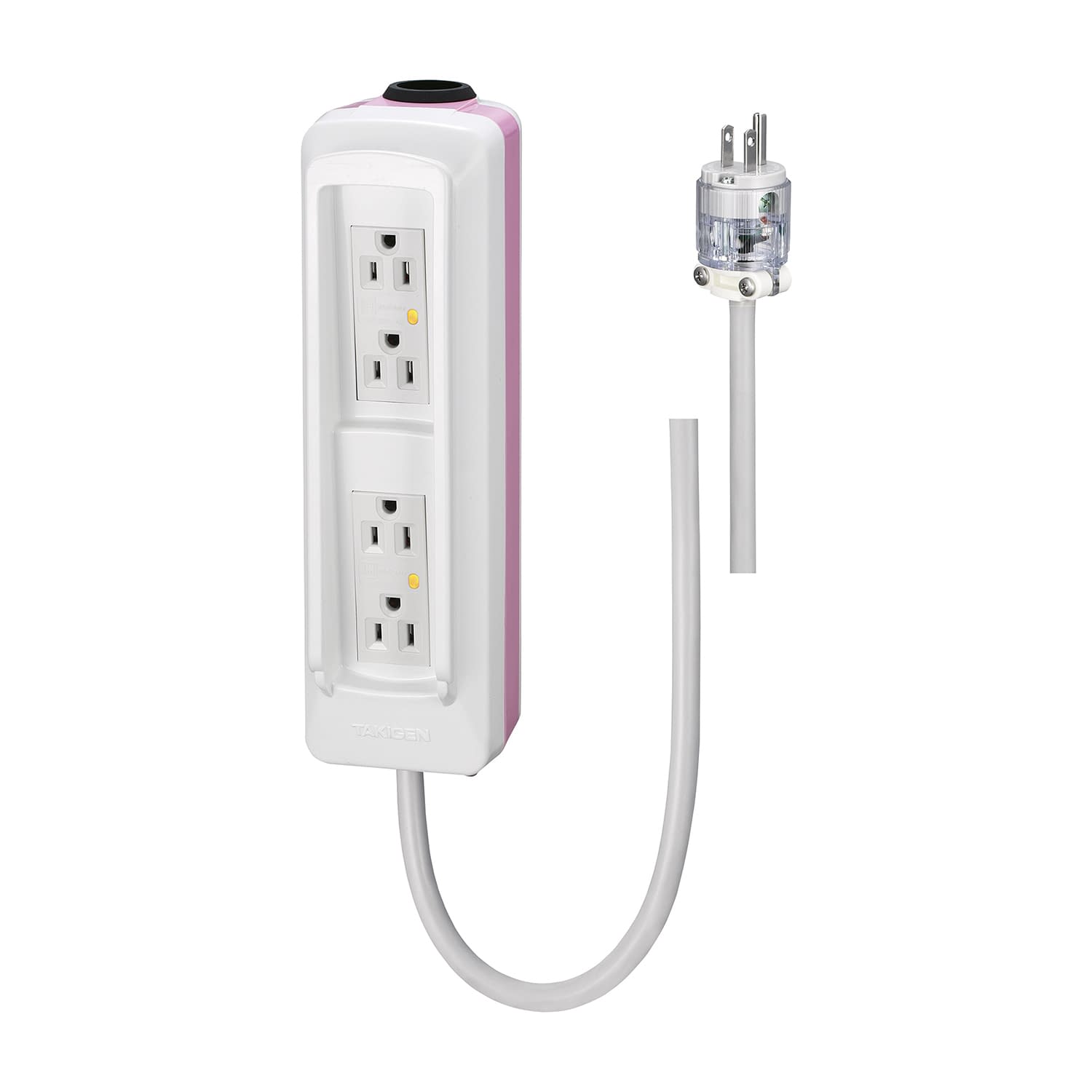 点滴ポール電源コンセント 3M LE-550-3-WHITE-PINKLE-550-3-WHITE-PINK(24-8513-00)【タキゲン製造】(販売単位:1)