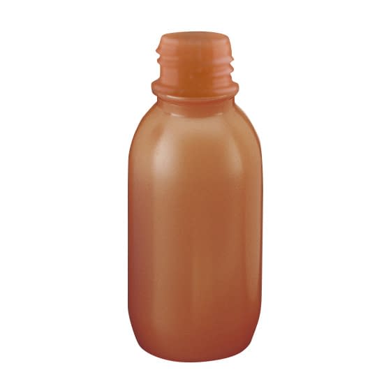 シャトル瓶100 茶 1-161(100ML)50イリ1-161(100ML)50ｲﾘ(24-8096-01)【馬野化学容器】(販売単位:1)