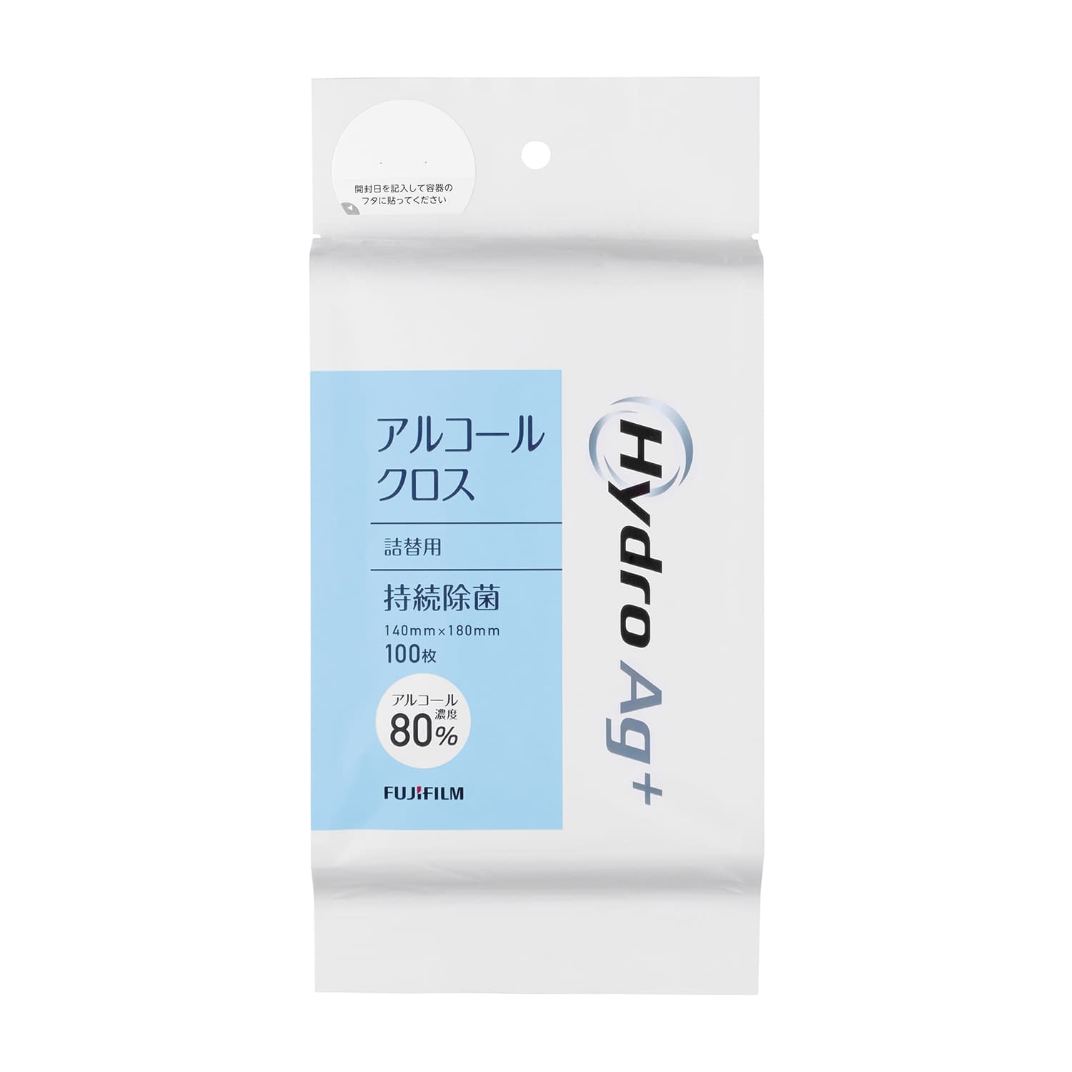 アルコールクロス 詰替用(80％) 80%100枚入詰替えクロス 24-9272-01 富士フイルム 16548822(100マイ)