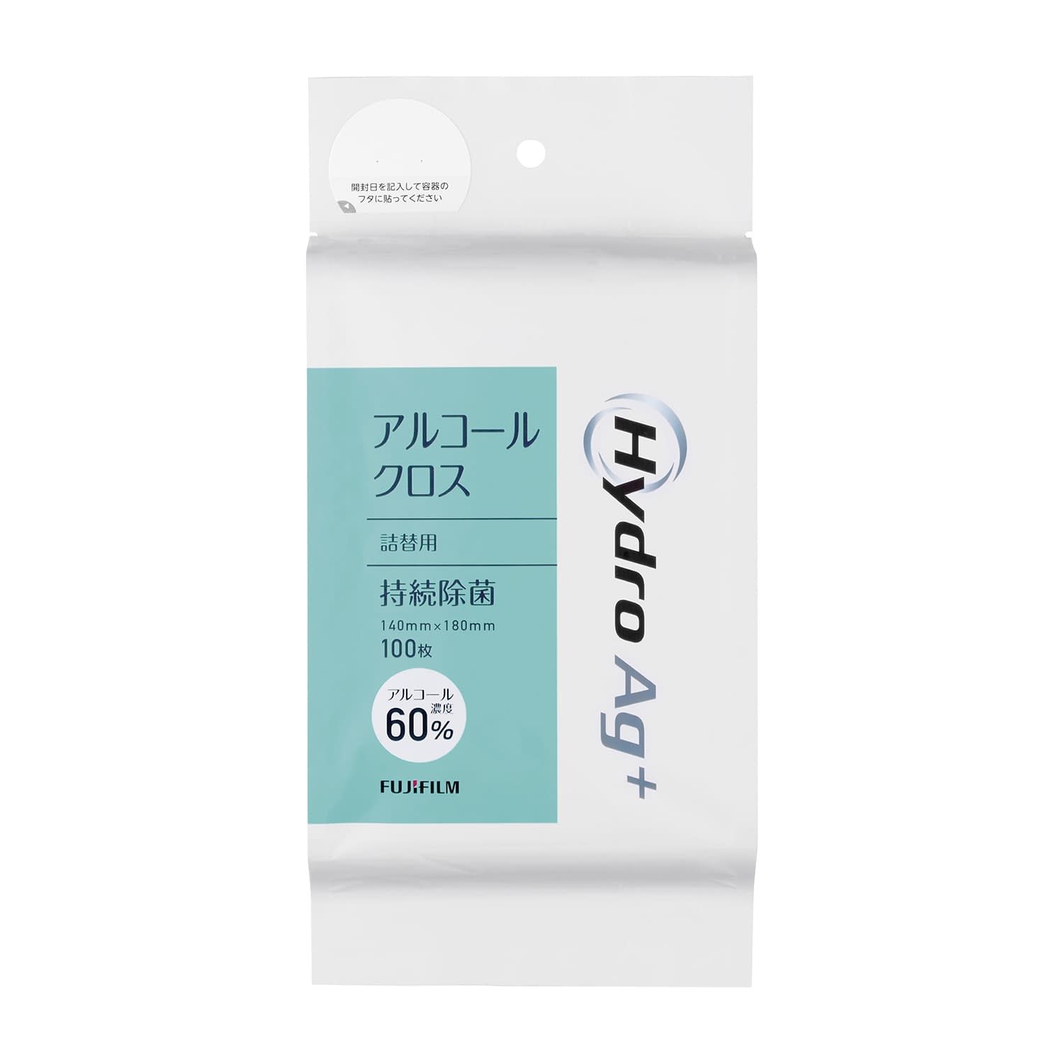 アルコールクロス 詰替用(60％) 60%100枚入詰替えクロス 24-9273-01 富士フイルム 16548860(100マイ)